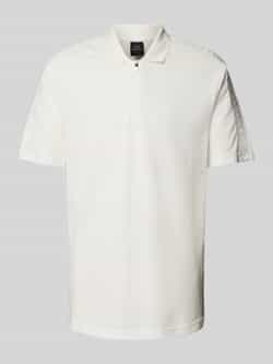 Armani Exchange Regular fit poloshirt met labelstitchings