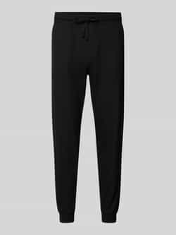 HUGO Relaxed fit sweatpants met structuurmotief model 'Austin'