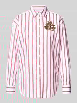 Lauren Ralph Lauren Regular fit overhemdblouse met labelapplicatie model 'KOTTA'