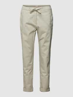 Raphaela By Brax Stoffen broek met tunnelkoord