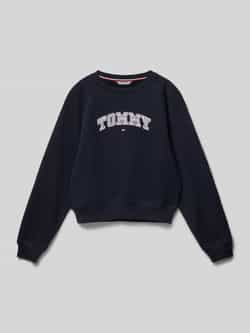 Tommy Hilfiger Sweatshirt VARSITY EMBROIDERED CREWNECK Kinderen tot 16 jaar met logostiksel