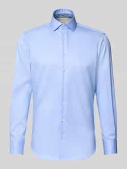 Christian Berg Men Regular fit zakelijk overhemd van Two Ply premium materiaal