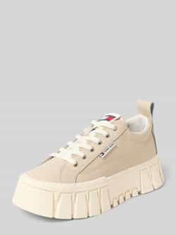 Tommy Jeans Lage sneakers van leermix