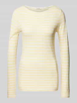 Marc O'Polo Regular fit shirt met lange mouwen van katoenjersey met streepmotief