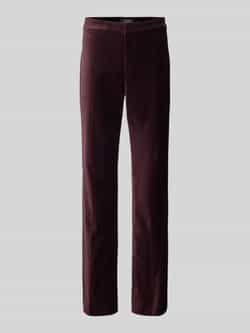 Lauren Ralph Lauren Regular fit stoffen broek met haakjes- en ritssluiting