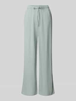 Only Ruime broek van een mix van viscose en linnen model 'SIESTA'