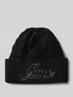 Guess Beanie met labelstitching model 'ROSELYN'