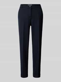 RAFFAELLO ROSSI Tapered fit stoffen broek met persplooien model 'UTE'
