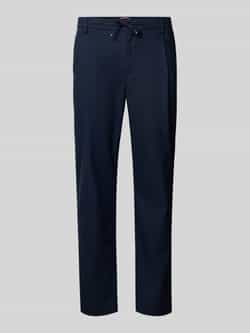 Tommy Hilfiger Tapered fit broek van katoenmix
