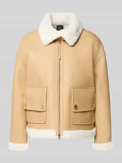 Armani Exchange Jack in leerlook met tweewegsritssluiting