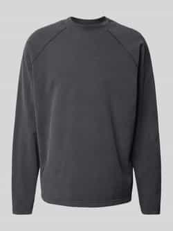 American vintage Shirt met lange mouwen en geribde ronde hals model 'FAZY'