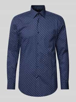 Boss Slim fit zakelijk overhemd met kentkraag model 'Hank'