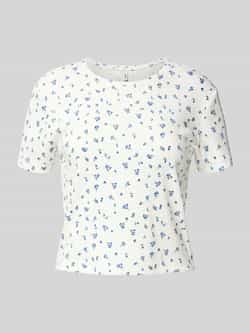 Only Shirt met korte mouwen ONLFENJA LIFE SS AOP TOP JRS NOOS