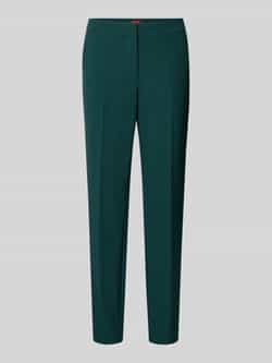 HUGO Slim fit pantalon met persplooien model 'HAGONIA'