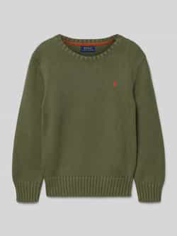 Polo Ralph Lauren Kids Gebreide pullover met labelstitching