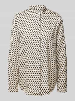 Marc O'Polo Regular fit blouse van puur katoen met ronde hals en kraag