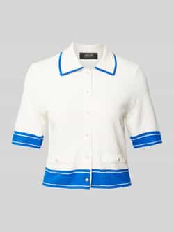 Marc Cain Cardigan van viscosemix met 1 2-mouwen