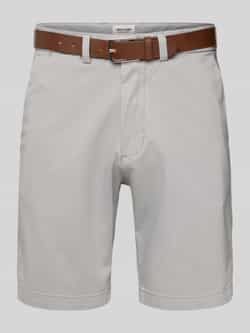 Jack & jones Korte regular fit chino met riem model 'MARCO FRANCO'