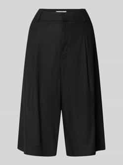 Gestuz Wide leg korte broek met bandplooien model 'izza'