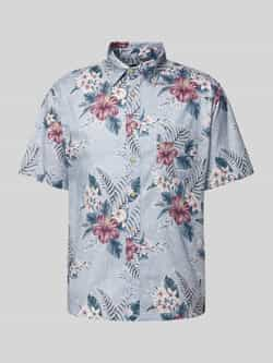 Replay Bloemen korte mouwen herenshirt Multicolor Heren