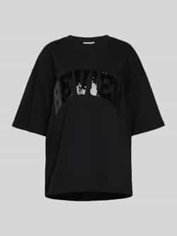 Review Oversized T-shirt met pailletten model 'SEQUIN'