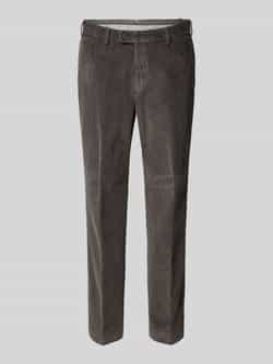 Hiltl Regular fit corduroy broek met riemlussen model 'PARMA'