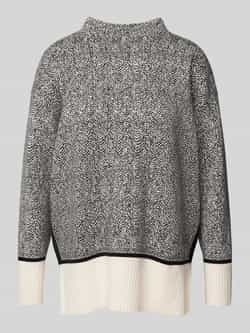 Zero Gebreide pullover met opstaande kraag
