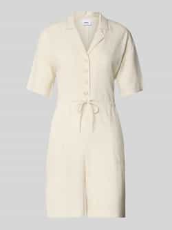 Moves Playsuit van een mix van viscose en linnen model 'Averie'
