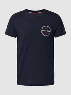 Tommy Hilfiger Slim fit T-shirt met ronde hals