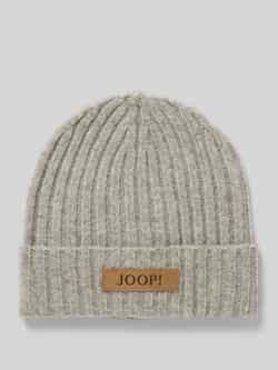 Joop! Beanie met labeldetail model 'Aiana'