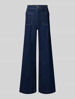 POLO Ralph Lauren high waist wide leg jeans dark blue denim