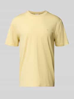 CK Calvin Klein T-shirt met logostitching model 'SUPIMA'