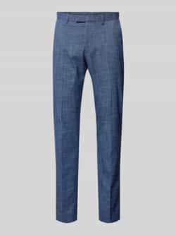 MCNEAL Slim fit pantalon met geweven motief model 'Steve'