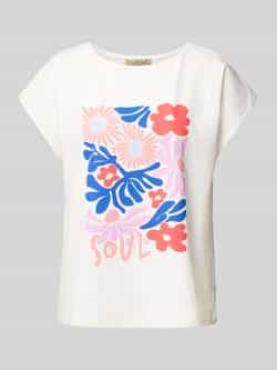 Smith and Soul T-shirt met bloemenprint