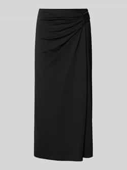 Max Mara Weekend Asymmetrische Geribbelde Taille Rok Gray Dames