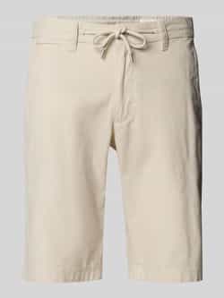 s.Oliver RED LABEL Regular fit korte chino van katoenmix