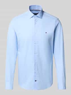 Tommy Hilfiger Tailored Slim fit zakelijk overhemd van katoenmix
