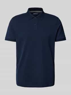 Tom Tailor Regular fit poloshirt van katoen-piqué met logostitching