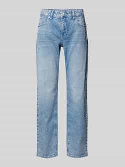MAC Blauwe Straight Leg Jeans Blue Dames
