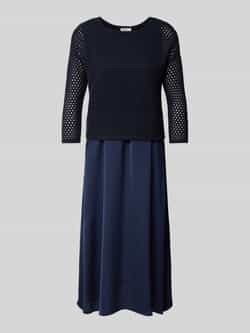 ROBE LÉGÈRE Midi-jurk met gaatjesmotief