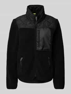 TheJoggConcept Fleecejack met opstaande kraag model 'BERRI'