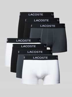 Lacoste Boxershort met elastische band met label in een set van 7 stuks