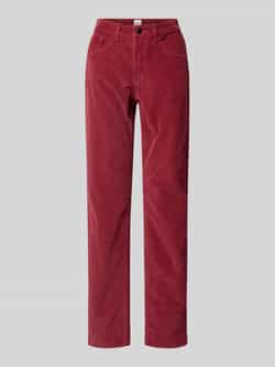 BRAX Slim fit corduroy broek in 5-pocketmodel model 'Carola'