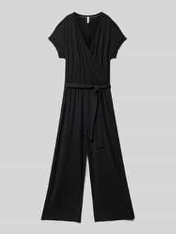 Blue Effect Jumpsuit van viscosemix met V-hals