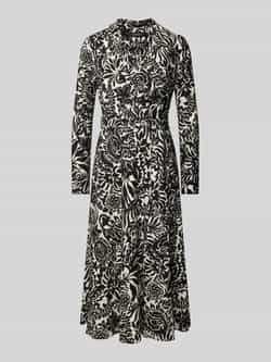 Lauren Ralph Lauren Midi-jurk met strikceintuur model 'ROWELLA'