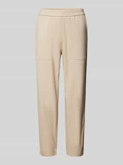 Opus Regular fit stoffen broek met opgestikte zakken model 'Myha'