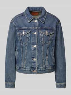 Lauren Ralph Lauren Truckersjack met paspelzakken op de borst model 'PAIZLEY'