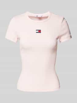 Tommy Jeans T-shirt met labelstitching