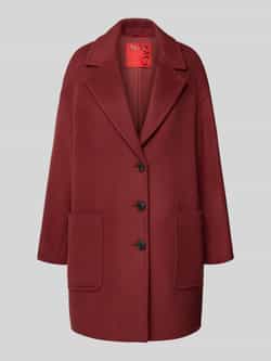 MAX&Co. Relaxed fit lange wollen jas met reverskraag model 'TAROCCO'