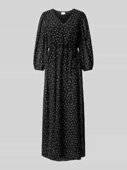 Kaffe Midi-jurk met strikceintuur model 'sally'